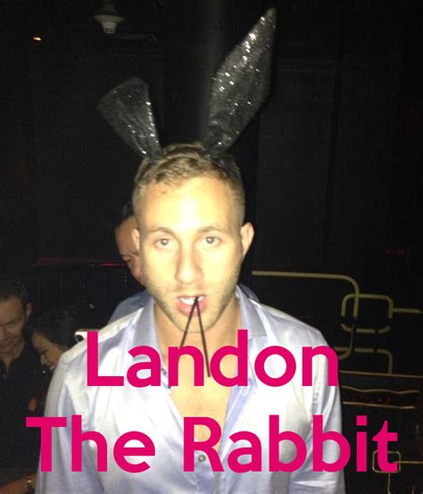 Landon The Rabbit Poster Sylvain Keep Calm O Matic
