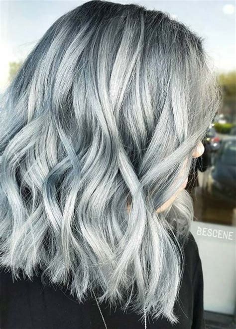 Spray the mixture on your hair and brush your hair with a comb to spread the mixture evenly. 85 Silver Hair Color Ideas and Tips for Dyeing ...