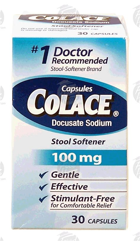 Colace, dss, albert docusate, docusate calcium, docusate sodium, dulcoease, phillips liqui gels, silace, and soflax. stool softener side effects - DriverLayer Search Engine