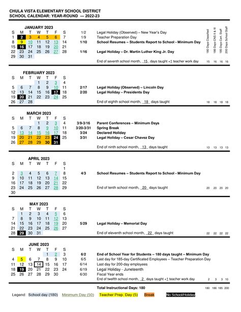 Cvesd Calendar 2022 23 Customize And Print