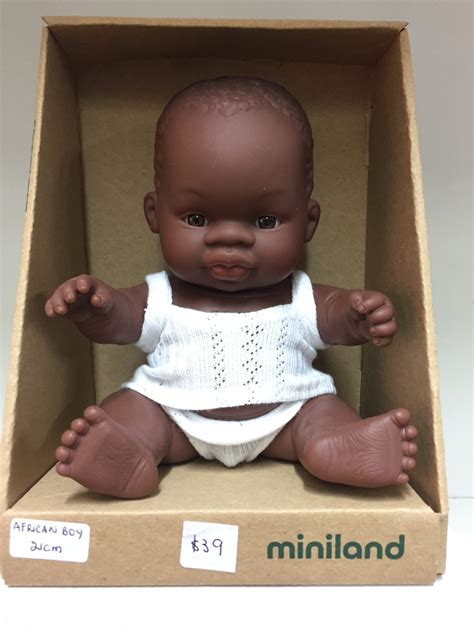 Miniland Doll African Boy 21cm Toys To Enjoy