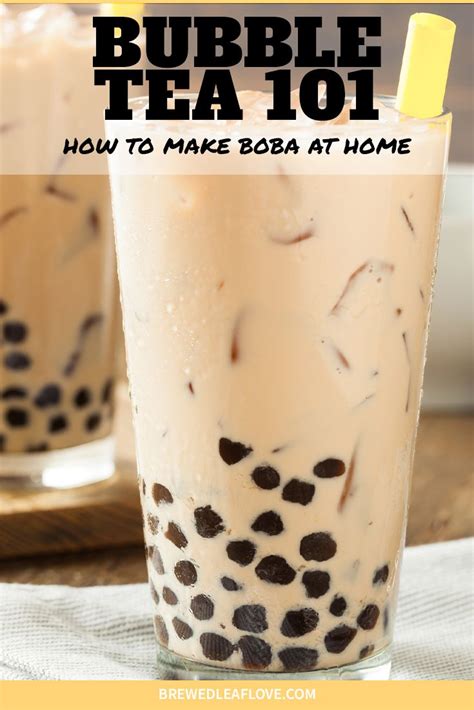 bubble tea 101 how to make boba tea at home recipe bubble tea recipe boba tea recipe