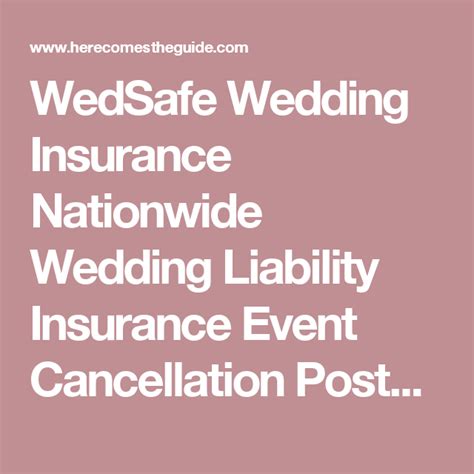 After canceling your nationwide car insurance policy, you will receive an email confirming the how to choose a nationwide car insurance cancellation date. WedSafe Wedding Insurance Nationwide Wedding Liability ...