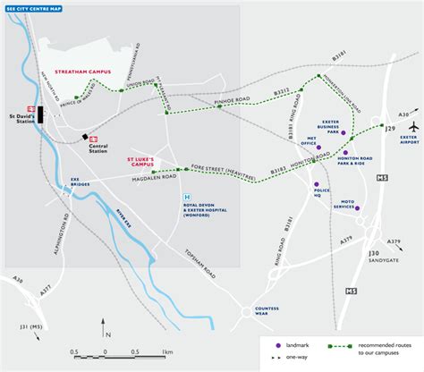 Directions To The Streatham Campus University Of Exeter