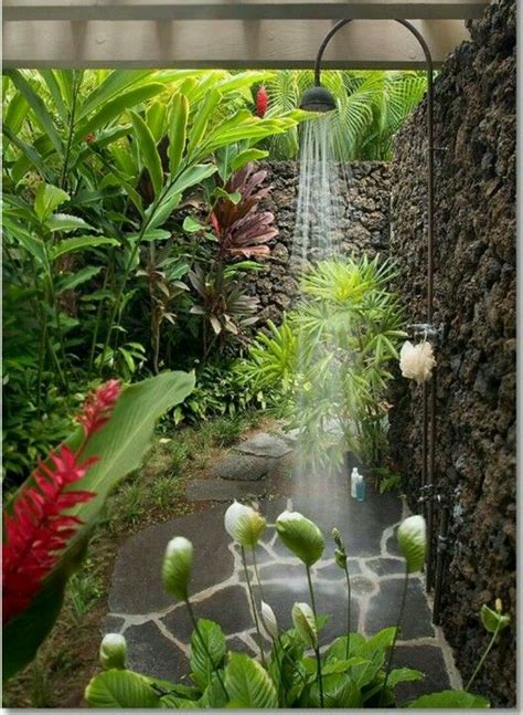 Outdoor Shower Hawaiian Style Yes Please I Loved Showering Like