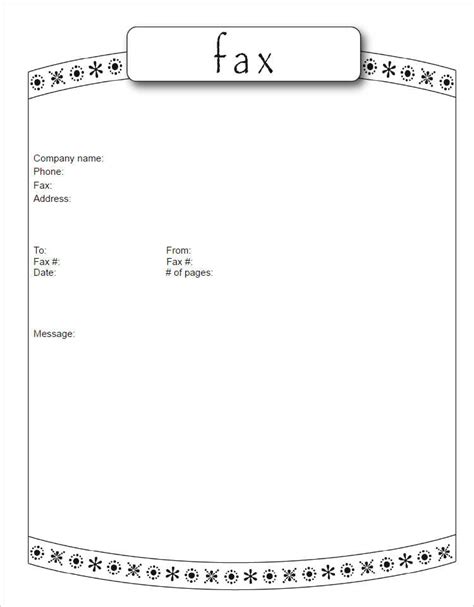 26 Fax Cover Sheet Templates Free Word Pdf Formats