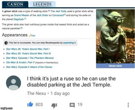 Why Does Yoda Use A Walking Stick Yoda The Grandmaster Jedi Order