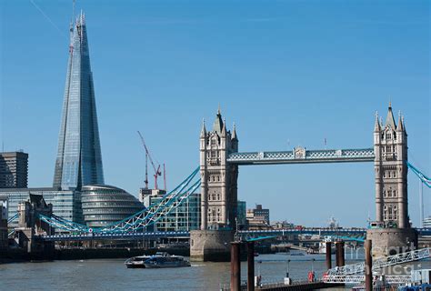 The Shard With Tower Bridge By Andrew Michael