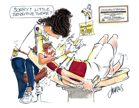 Hygienist Cartoon Funny Gift For Hygienist And Dentists