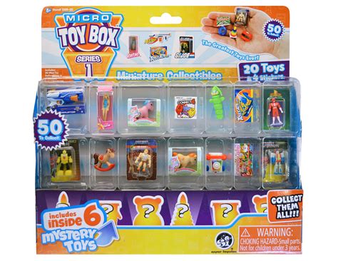 Buy Worlds Smallest Micro Toy Box Series 1 Mini Collectibles 20 Pc Set
