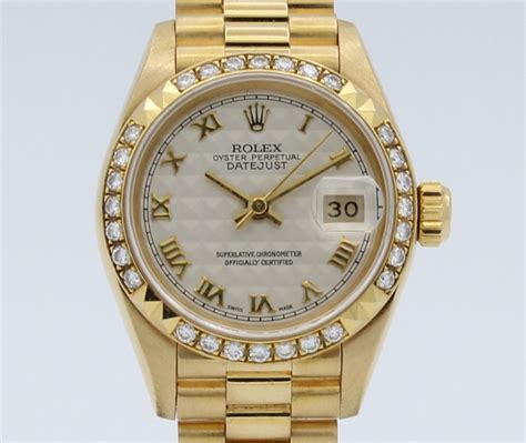 Rolex Oyster Perpetual Datejust Diamonds Automatic K Gold Lady Corello