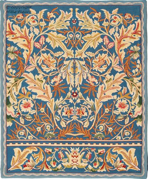 Light Blue Acanthus William Morris And Co Wall Tapestries Mille