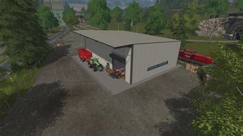 Placeable Industrial Hall V10 For Fs17 Farming Simulator 2017 Mod