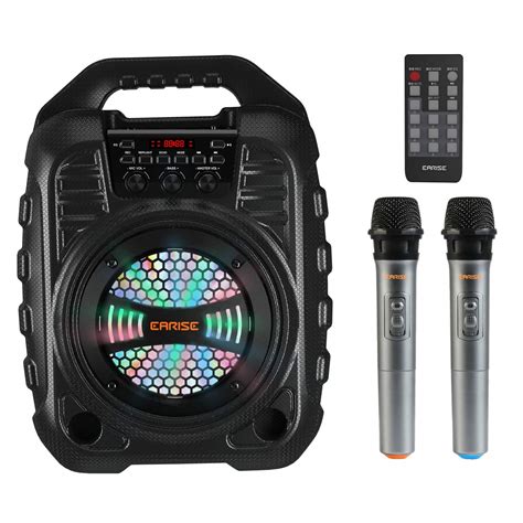 Buy Earise T26 Pro Karaoke Machine With 2 Wireless Microphones