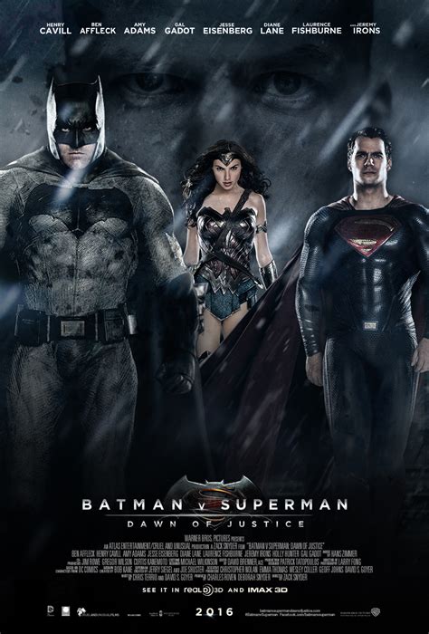Dawn of justice, while his screen time was reduced to an extended cameo in joss whedon's justice league that was. Batman vs Superman: Dawn Of Justice Poster - MOVIE ...