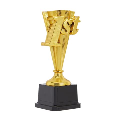 Buy Juvale 1st Place Trophy Award For Sports Tournaments Funny Gold