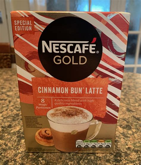 FOODSTUFF FINDS Nescafe Gold Cinnamon Bun Latte Tesco By Cinabar