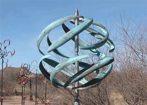 Custom Size Stainless Steel Garden Wind Kinetic Sculpture For Landscape