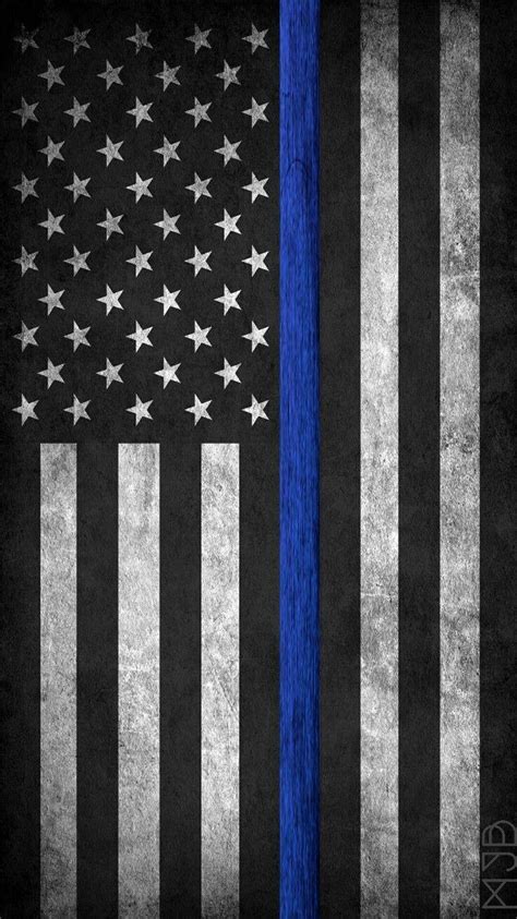 Thin Blue Line Wallpapers Wallpaper Cave