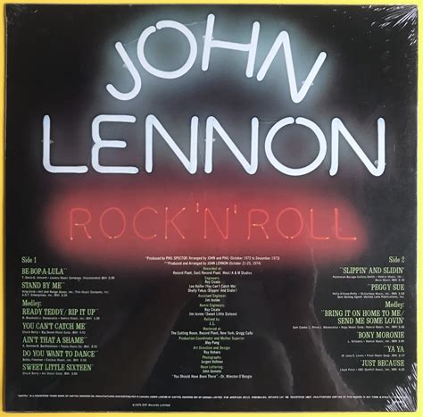 Nostalgipalatset John Lennon Rock´n´roll Can Orig Lp 1975