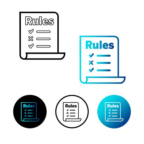 Rules Icon Vector Art Icons And Graphics For Free Download