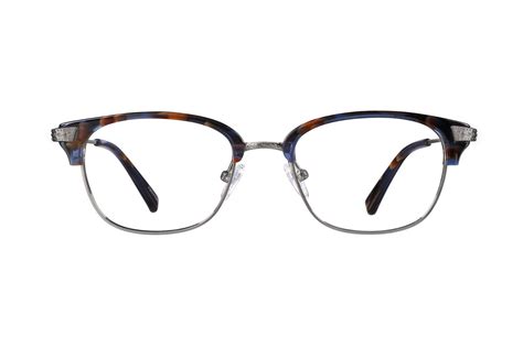 Pattern Browline Glasses 7803326 Zenni Optical Eyeglasses Browline