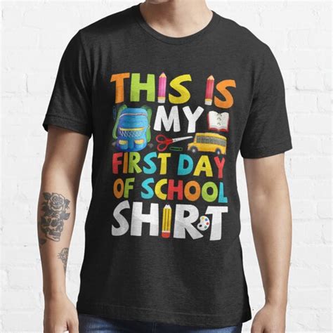 This Is My First Day Of School Shirt Back To School First Day Of