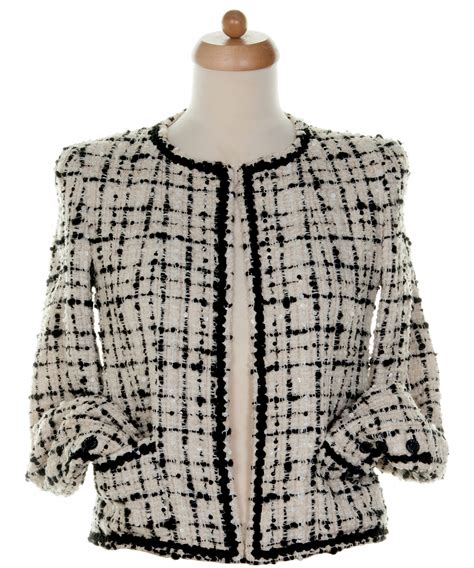 Authentic Second Hand Chanel Spring 2009 Tweed Jacket Pss 097 00392