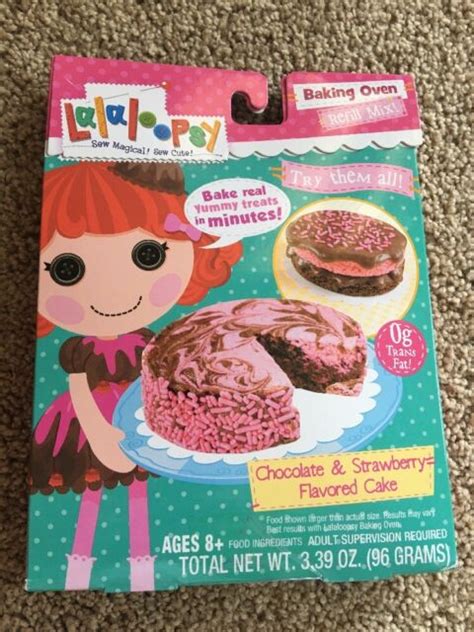 Lalaloopsy Baking Oven Refill Mix Chocolate And Strawberry Cakefrosting
