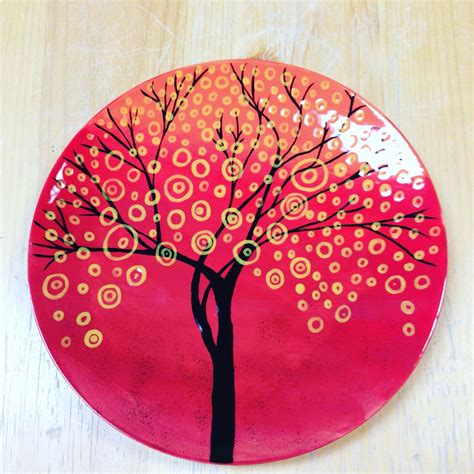 Plate Painted At Color Me Mine Airdrie Pottery Painting