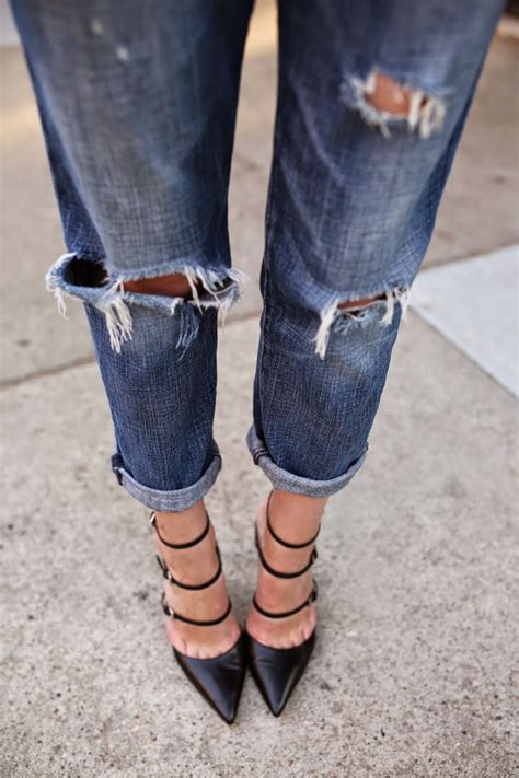Summer Fashion Trend 9 Ways To Wear Ripped Jeans Glamour