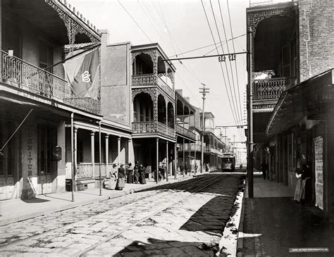 Royal Street New Orleans Usa Ca 1900 New Orleans Art New Orleans