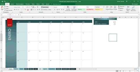 Como Crear Calendario Excel IMAGESEE