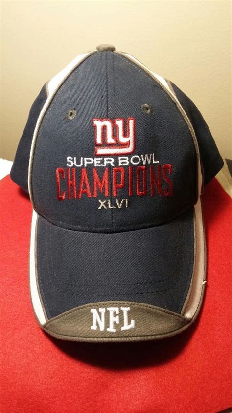 Nfl Super Bowl Xlvi New York Giants Super Bowl Champions Cap Hat