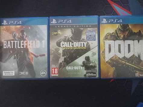 Ps4 First Person Shooter Games Battlefield 1 Doom Call Of Duty