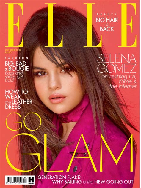 Selena Gomez In Elle Magazine Uk October 2018 Hawtcelebs
