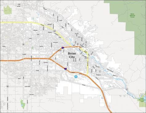 Map Of Boise Idaho Gis Geography