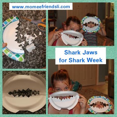 Paper Plate Shark Jaws Momeefriendsli