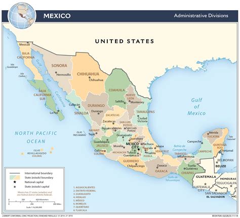 Regional Map Of Mexico Countryreport