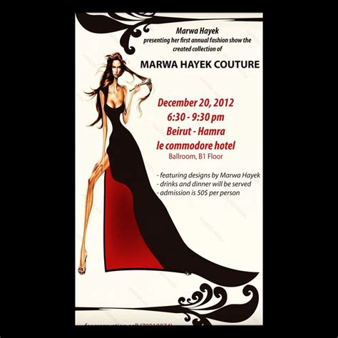 28 Fashion Show Invitation Template in 2020 (With images) | Fashion