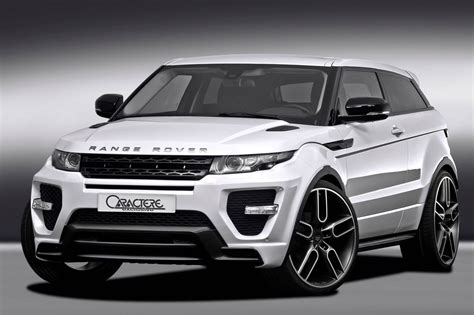 The land rover rover evoque has a sleek and modern design. Range Rover Evoque by Caractere