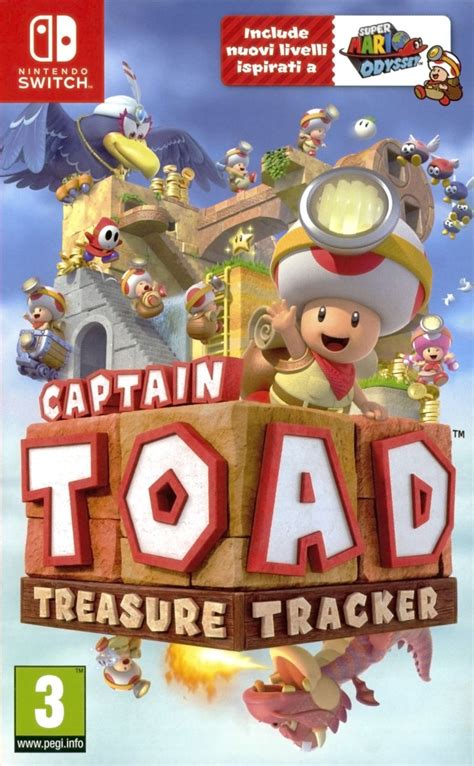 La llegada de captain toad: Captain Toad: Treasure Tracker (2014) box cover art ...