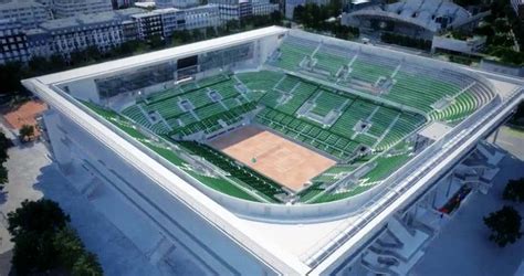 Few people know the stadium was. wordlessTech | The Construction of Roland Garros' new ...