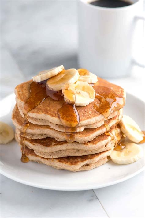 Easy Fluffy Whole Wheat Pancakes