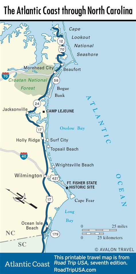 Florida Atlantic Coast Map Printable Maps