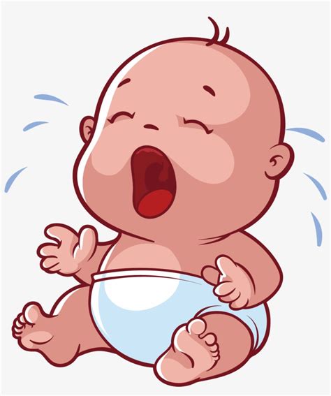 Infant Cartoon Crying Baby Crying Cartoon Png Transparent Png