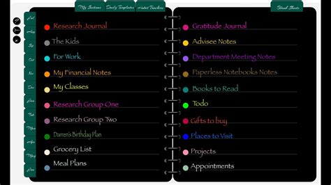 There are six extra paper patterns that you can use on any page. Digital Planner With Hyperlinks - YouTube
