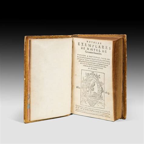 Novelas Exemplares Madrid 1613 In 8 Le Plus Rare Des Cervantes