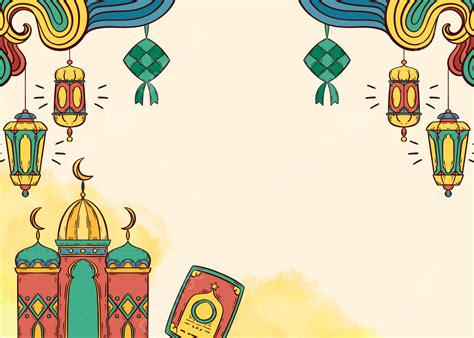 Colorful Watercolor Islamic Ramadan Bible Background Islamic Ramadan