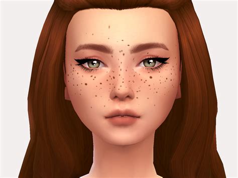 The Sims Resource Honeycomb Freckles